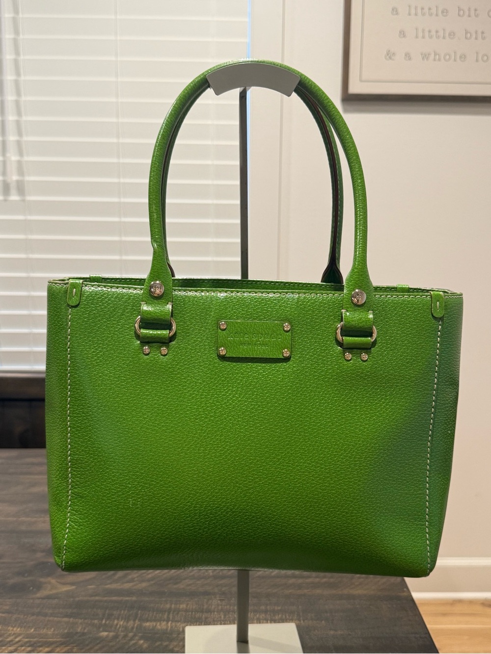 kate spade Bright Green Wellesley Tote